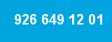 926 649 12 01 926 649 12 01